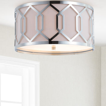Hex Metal LED Flush Mount - JONATHAN Y